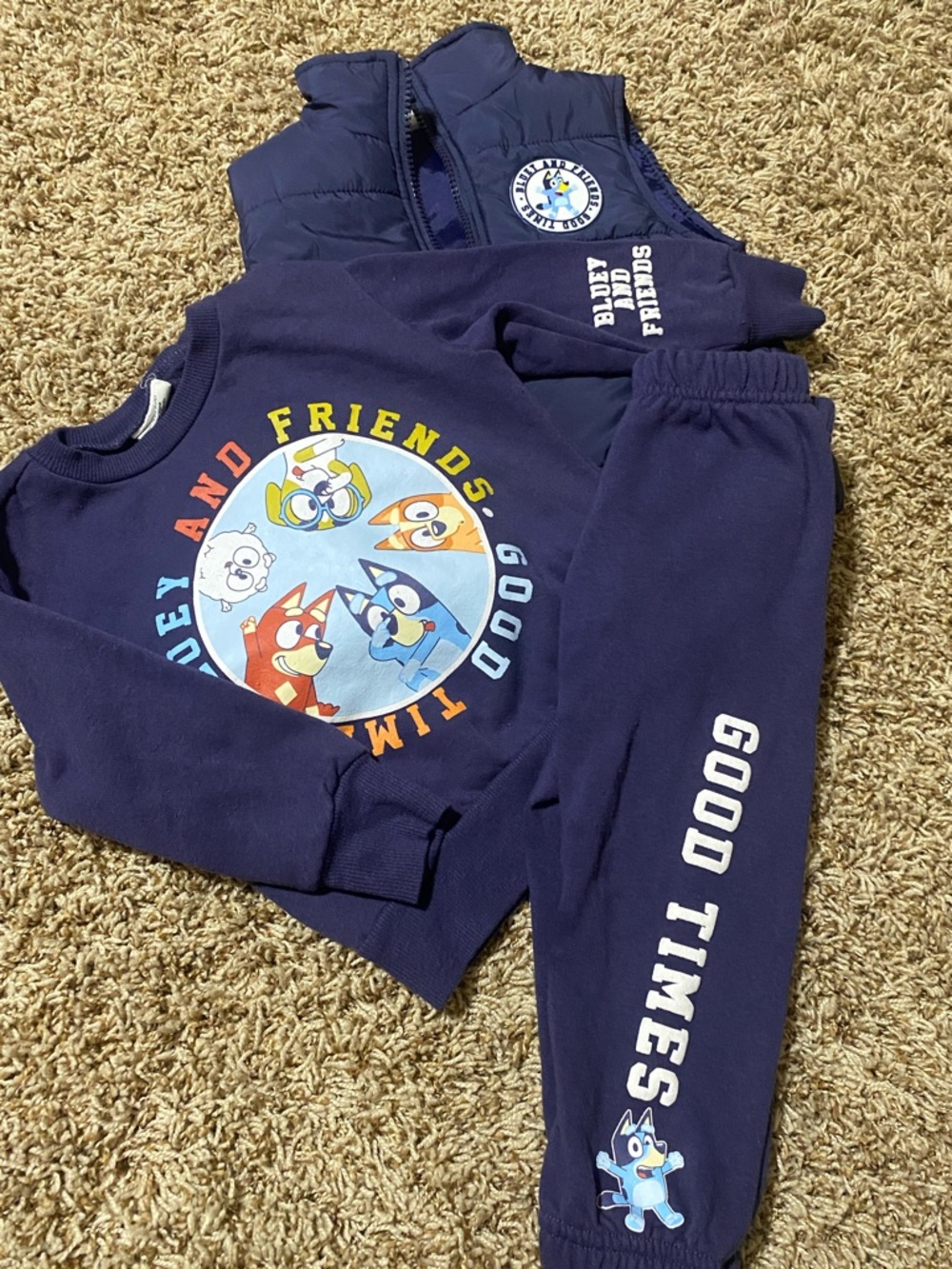Bluey Three Piece Sweatsuit